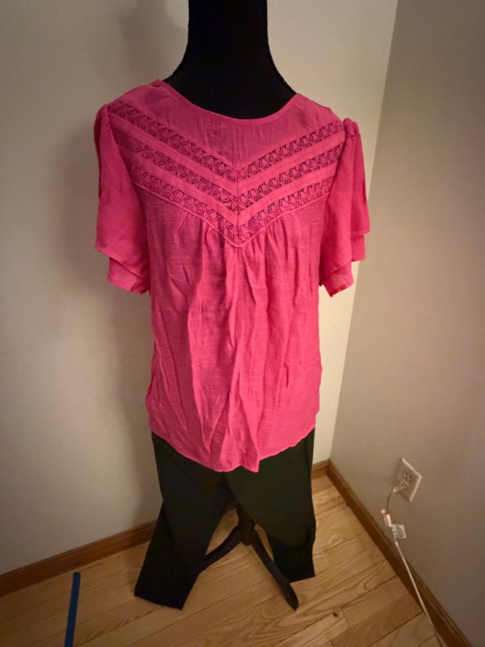 NWT - Loft Skinny Ankle Curvy Mid Rise Pants - Gray. BOGO - NWT pink shirt
